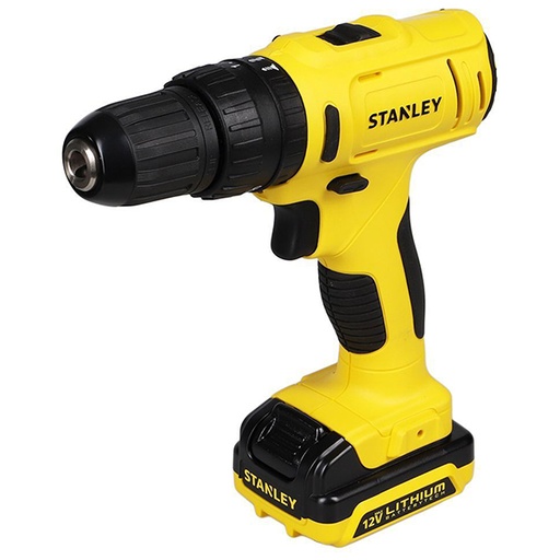 สว่านกระแทกไร้สาย Stanley 12โว้ลต์ + แบตเตอรี่ Lithium SCH121S2